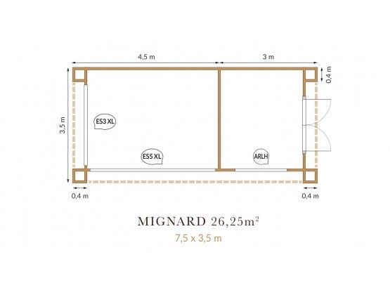 Mignard 26,25 m²