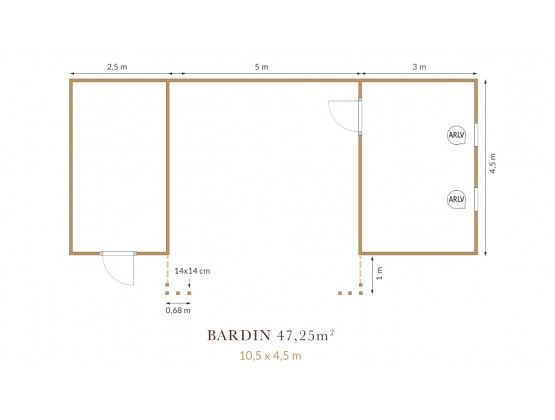 Bardin 47.25 m²