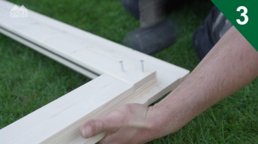 Étape 3 – Assembler et placer le cadre extérieur